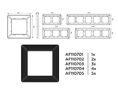 Рамка AMBRELLA VOLT AF110701 3
