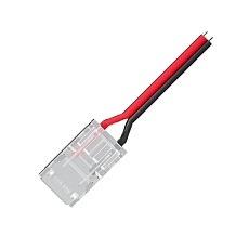 Коннектор прокалывающий 2 pin для подключения одноцветной LED ленты 8мм тип SMD, COB IP20 длина провода 150мм Apeyron 09-113 3