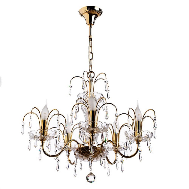 Подвесная люстра Arte Lamp Sparkles A3054LM-5GO Фото № 1