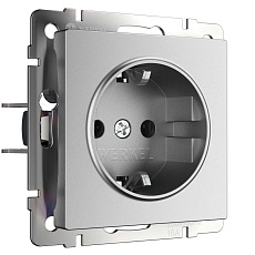 Розетка Werkel серебряный матовый W1171065 4690389195570 2