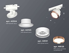 Комплект трекового светильника Ambrella light Track System XT (A2524, A2105, C8101, N8126) XT8101005 1