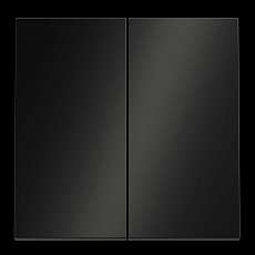 Клавиши для выключателя/переключателя двухклавишного, S70 Metal (антрацит) Voltum VLSM000312 1
