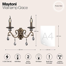 Бра Maytoni Grace RC247-WL-02-R 1