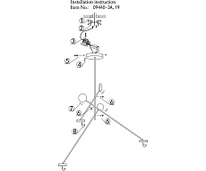 Подвесная светодиодная люстра Kink Light Некси 09440-3A,19(3000K) 1