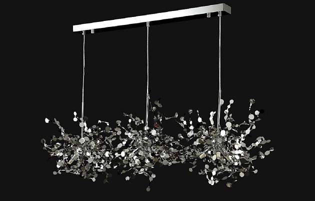 Подвесная люстра Crystal Lux GARDEN SP3х3 L1200 CHROME Фото № 3