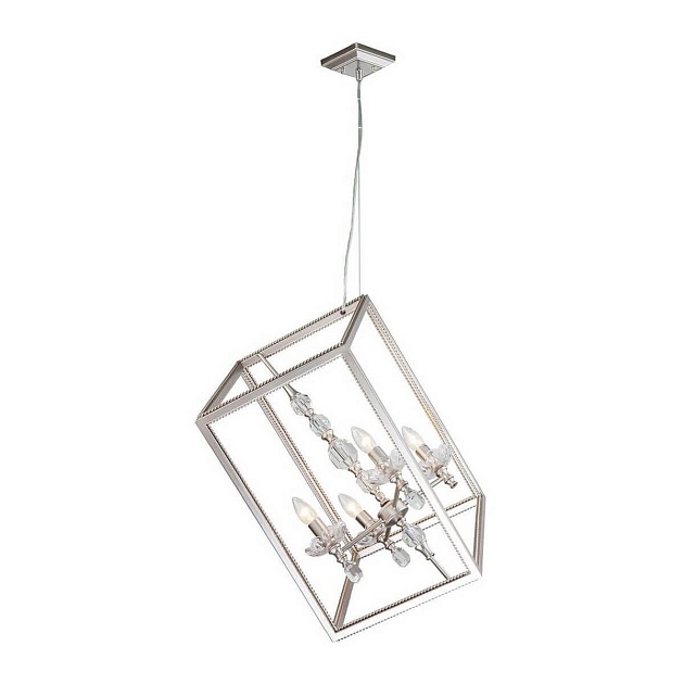 Подвесная люстра Lucia Tucci Inessa 3850.4 Silver изображение 1 Подвесная люстра Lucia Tucci Inessa 3850.4 Silver Фото № 1