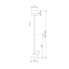 Подвесной светодиодный светильник Elektrostandard Join 50313 LED a068619 1