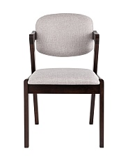 Кухонный стул Stool Group VIVA массив гевеи (эспрессо) мягкое сидение светло-серое 2 шт. MH32060 BZ-10 LIGHT GREY KOROB2 3