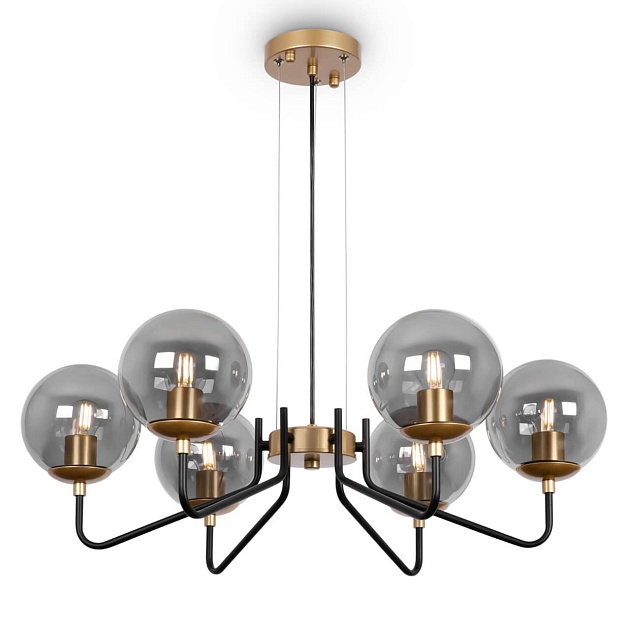 Подвесная люстра Freya Moricio FR5140PL-06GB изображение 1 Подвесная люстра Freya Moricio FR5140PL-06GB Фото № 1