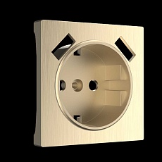 Накладка для розетки USB Werkel шампань рифленый W1179510 4690389160592 2
