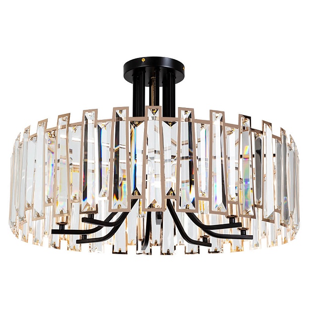 Потолочная люстра Arte Lamp Amber A1028PL-8BK изображение 1 Потолочная люстра Arte Lamp Amber A1028PL-8BK Фото № 1