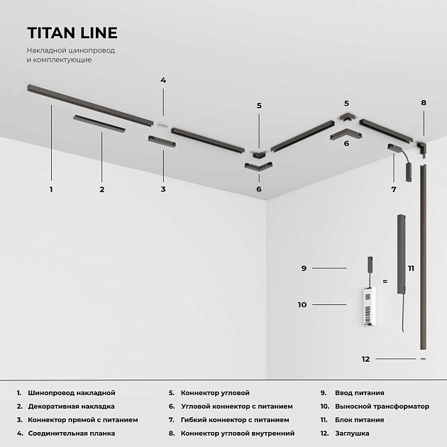 Ввод питания Elektrostandard Titan Line 85005/00 a069718 Фото № 4