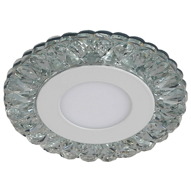 Встраиваемый светильник ЭРА с подсветкой DK LED 16 SL/WH Б0036497 изображение 1 Встраиваемый светильник ЭРА с подсветкой DK LED 16 SL/WH Б0036497 Фото № 1