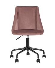 Поворотное кресло Stool Group Сиана велюр розовый CIAN ROSE 1
