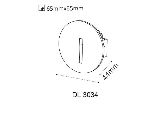 Встраиваемый светодиодный светильник Italline DL 3034 white изображение 2 Встраиваемый светодиодный светильник Italline DL 3034 white Фото № 2