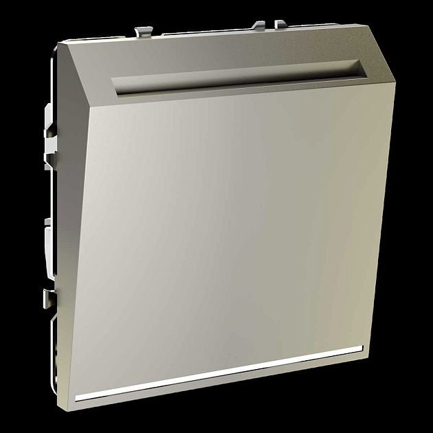 Выключатель встраиваемый S70 карточный 16А, (шелк) Voltum VLS010704 Фото № 3