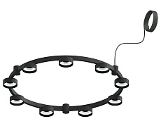 Корпус подвесной люстры Ambrella light DIY Spot Techno Ring SBK черный песок C9242 1