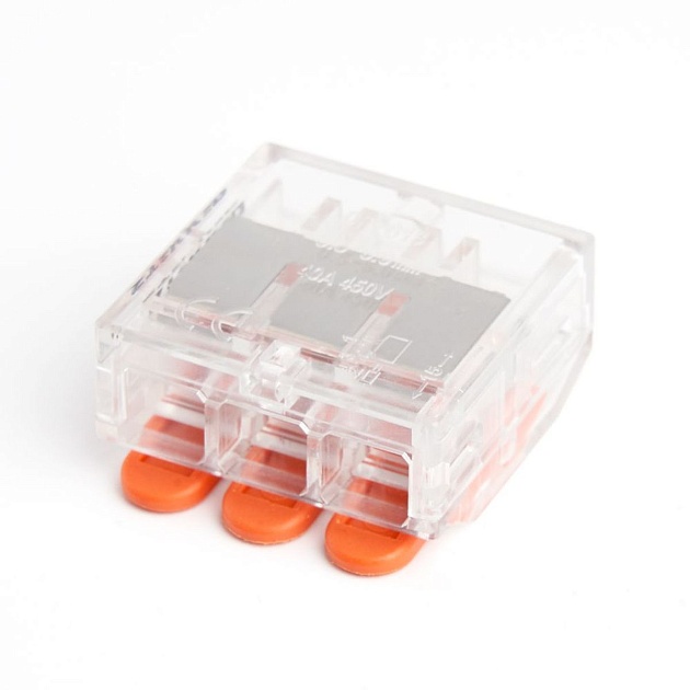 Универсальная компактная клемма 3-проводная Stekker, LD221-613 39864 изображение 3 Универсальная компактная клемма 3-проводная Stekker, LD221-613 39864 Фото № 3