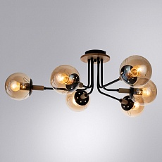 Потолочная люстра Arte Lamp Oxford A2716PL-6BK 3