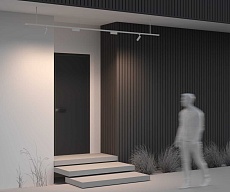 Жесткий подвес Maytoni Outdoor для уличной трековой системы Elasity IP O-TR001-HL-W300 2