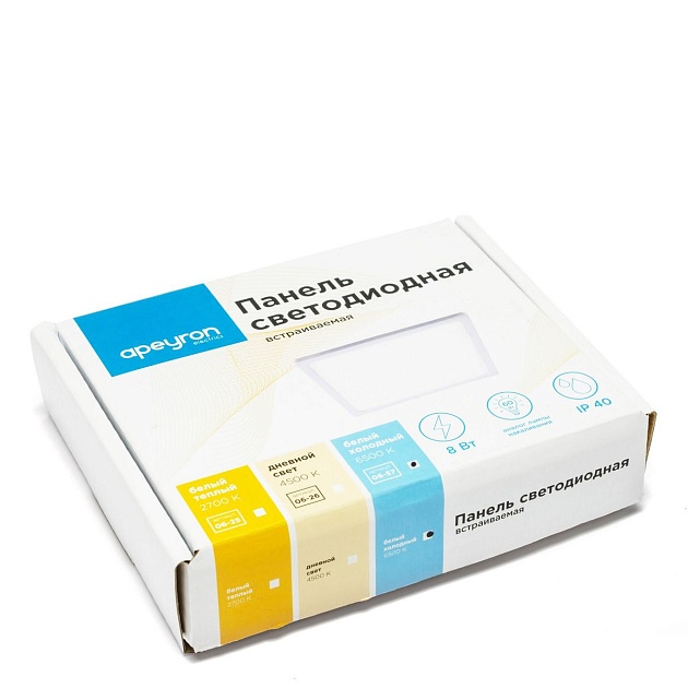 Встраиваемая светодиодная панель Apeyron 06-57 Фото № 4