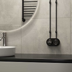 Розетка с заземлением Werkel Ретро черный W5671008 4690389166808 1