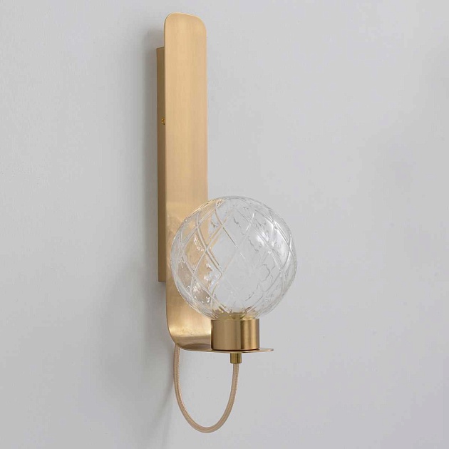 Бра Crystal Lux BELLA AP1 BRASS Фото № 5