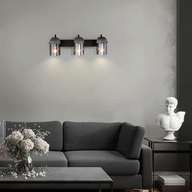 Спот Eurosvet Mars 20122/3 черный/тертый серый изображение 5 Спот Eurosvet Mars 20122/3 черный/тертый серый Фото № 5