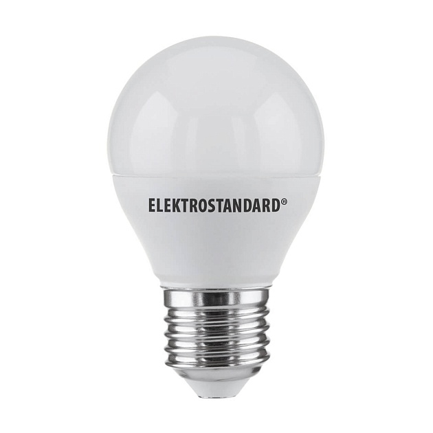 Лампа светодиодная Elektrostandard E27 7W 4200K матовая a048663 фото 