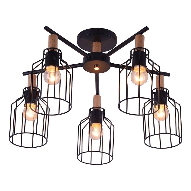 Потолочная люстра Escada 469/5PL Black изображение 1 Потолочная люстра Escada 469/5PL Black Фото № 1