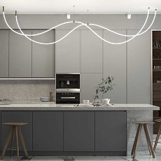 Подвес для круглого гибкого неона Elektrostandard Full Light FL 2830 латунь 2 м a063440 2