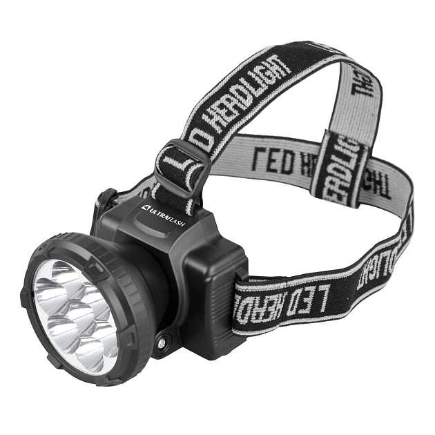 Налобный светодиодный фонарь Ultraflash Headlite аккумуляторный 90х75 30 лм LED5362 11256 фото 