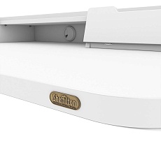 Письменный стол Sheffilton SHT-TU10/TT31 120/65 ЛДСП хром лак/белый шагрень 5302703306 3