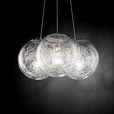 Подвесная люстра Ideal Lux Mapa Sat SP3 Nickel 176031 1