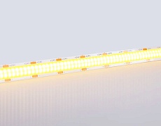 Светодиодная лента Ambrella Light GS4801 COB 616Led/19W m/ 24V IP20 3000K/ 5m*12mm*2mm (2 конт.) GS4801