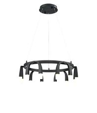Подвесной светильник Vele Luce Negro VL7102P12 4