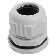 Сальник PG29 диаметр проводника 18-25 мм Stekker, IP54, серый (без мембраны) 49370