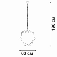 Подвесная люстра Vitaluce V5860-9/10 1