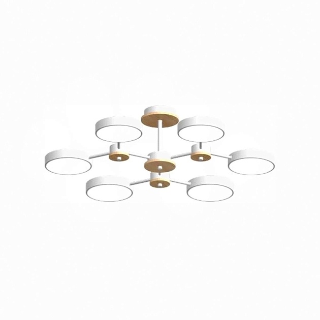 Потолочный cветильник LED4U L3216-730 WH Фото № 1