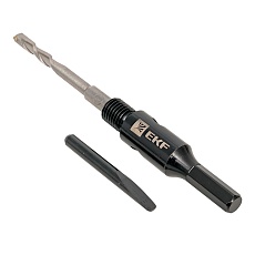 Адаптер Hex M16 с центровочным сверлом EKF Expert ad-hex