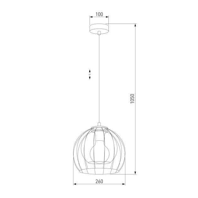 Подвесной светильник TK Lighting 3154 Universo Black Фото № 2