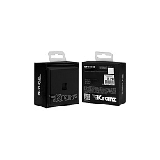 Розетка STRONG компьютерная RJ45 кат6 с/у антрацит KRANZ KR-78-0724-5 1