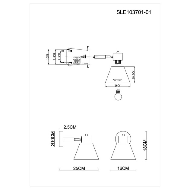 Спот Evoluce Buve SLE103701-01 фото 2