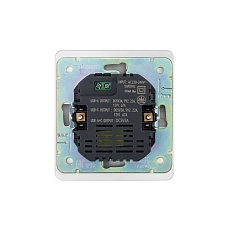 Розетка ROUND USB-A+Type-C 3А с функцией быстрой зарядки перламутр KRANZ KR-78-0734-1 5
