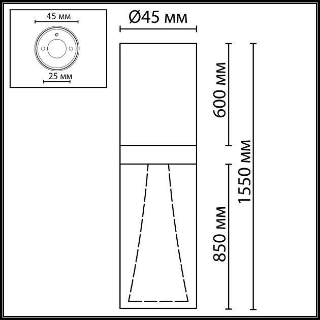 Потолочный светильник Odeon Light Defance Hightech 7143/4CL Фото № 3