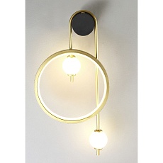 Бра Crystal Lux Rodrigo AP20W Led Black/Gold 4