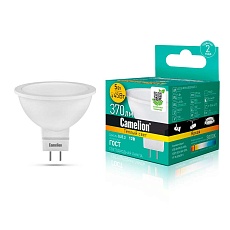 Лампа светодиодная Camelion GU5.3 12W 3000K LED5-MR16/830/GU5.3 12025