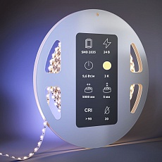 Светодиодная лента Maytoni 9,6W/m 120LED/m 2835SMD теплый белый 5M 201109 1