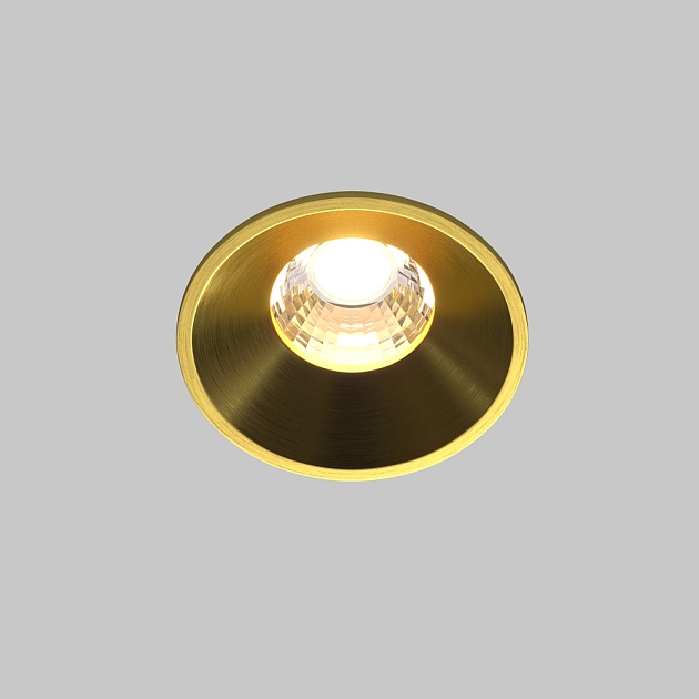 Встраиваемый светодиодный светильник Maytoni Round DL058-7W3K-BS Фото № 8