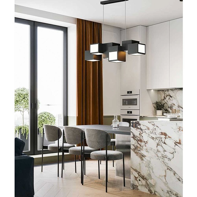 Подвесной светильник LED4U L7600-900 BK Фото № 2